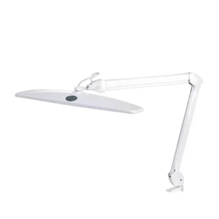 مصباح طاولة LED أنيق مع باهتة - أبيض